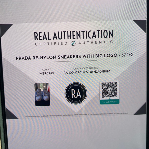 Prada Re-Nylon Sneakers 1000% Authenticated - 37 1/2 Please Read Description - Picture 2 of 16